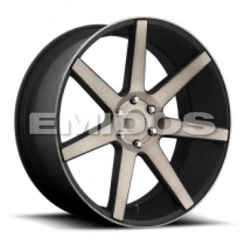 DUB S127 FUTURE MATTE BLACK DOUBLE DARK TINT 6x139.7 20R 9.5 78.1 30