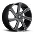 DUB S133 DIRECTA MATTE BLACK MILLED 6x135/139.7 22R 9.5 87.1 30