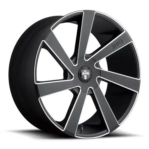 DUB S133 DIRECTA MATTE BLACK MILLED 5x115/120.65 24R 10 72.56 15
