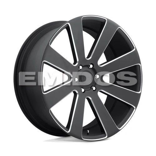 DUB S187 8-BALL MATTE BLACK MILLED 6x139.7 22R 9.5 78.1 20
