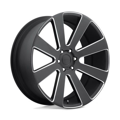 DUB S187 8-BALL MATTE BLACK MILLED 6x135 24R 10 87.1 30