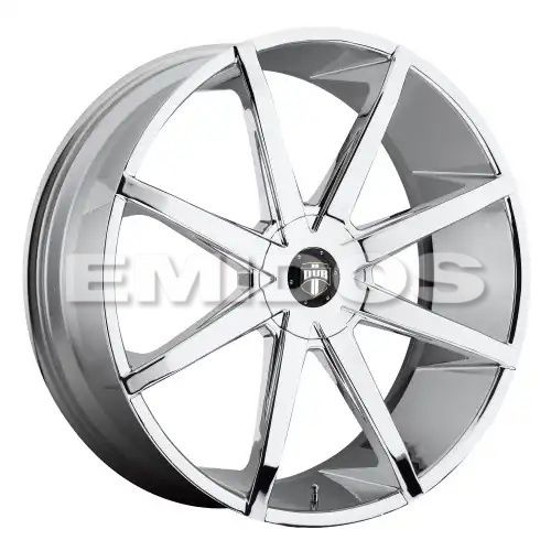 DUB S201 PUSH CHROME PLATED 6x135/139.7 22R 9.5 87.1 25