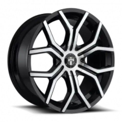 DUB S209 ROYALTY GLOSS MACHINED DOUBLE DARK TINT 6x120/132 22R 9.5 74.5 30