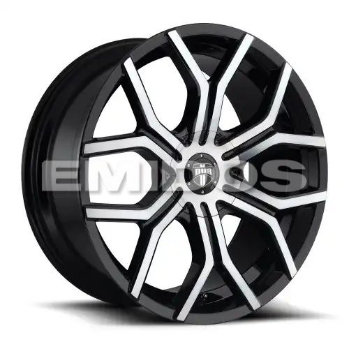 DUB S209 ROYALTY GLOSS MACHINED DOUBLE DARK TINT 6x135/139.7 24R 9.5 87.1 30