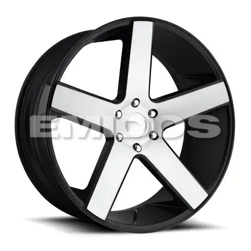 DUB S217 BALLER GLOSS BLACK BRUSHED 6x135 24R 10 87.1 30