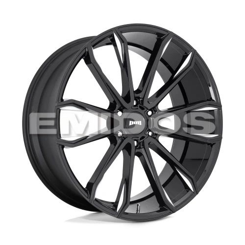 DUB S252 CLOUT GLOSS BLACK MILLED 6x135 24R 10 87.1 30