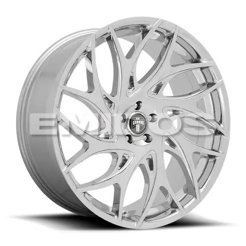 DUB S258 G.O.A.T. CHROME 5x127 22R 9 71.5 35