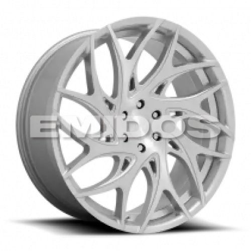DUB S261 G.O.A.T. SILVER BRUSHED FACE 5x139.7 26R 10 78.1 25