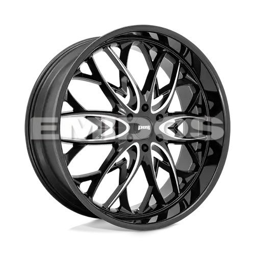 DUB S263 OG GLOSS BLACK MILLED 6x139.7 26R 10 106.1 25
