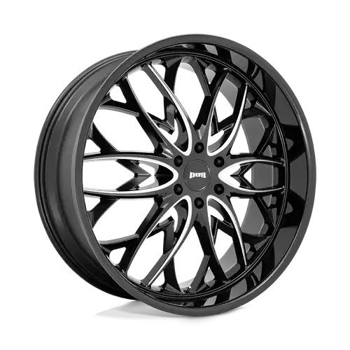 DUB S263 OG GLOSS BLACK MILLED 6x135 26R 10 87.1 30