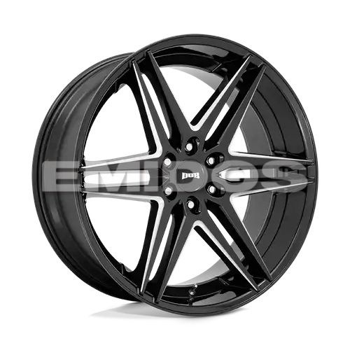 DUB S267 DIRTY DOG GLOSSY BLACK MILLED 6x139.7 24R 10 106.1 25