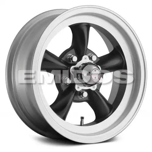 American racing VN105 TORQ THRUST D SATIN BLACK W/ MACHINED LIP 5x114.3 14R 6 83.06 -2