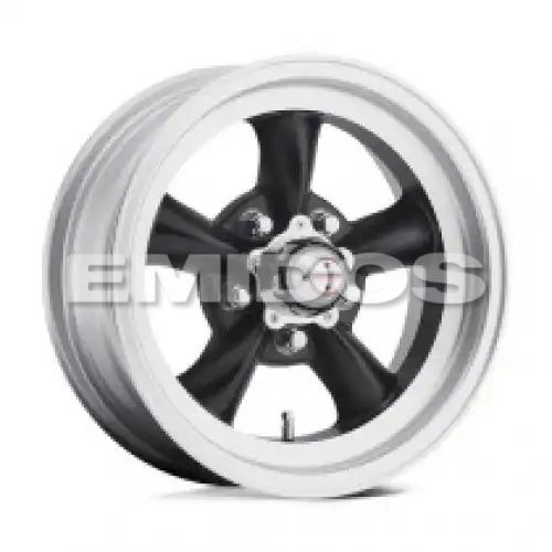 American racing VN105 TORQ THRUST D SATIN BLACK W/ MACHINED LIP 5x114.3 15R 8 83.06 BNK