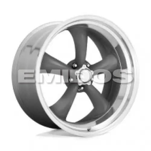 American racing VN215 CLASSIC TORQ THRUST II MAG GRAY W/ MACHINED LIP 5x114.3 15R 8 83.06 -18