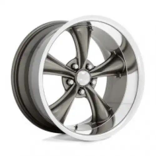 American racing VN338 BOSS TT GRAPHITE W/ DIAMOND CUT LIP 5x120.65 18R 8 72.56 2