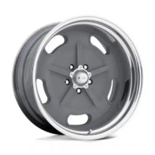 American racing VN470 SALT FLAT MAG GRAY W/ CENTER POLISHED BARREL 5x120.65 15R 7 83.06 BNK