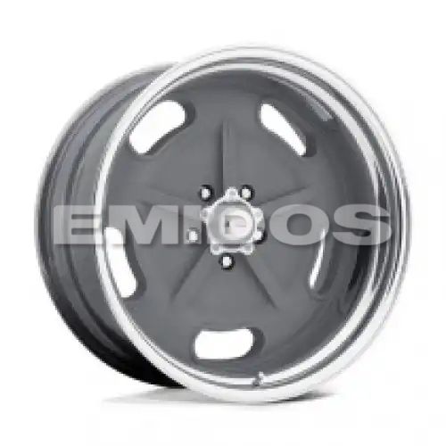American racing VN470 SALT FLAT MAG GRAY W/ CENTER POLISHED BARREL 5x120.65 17R 9.5 83.06 BNK