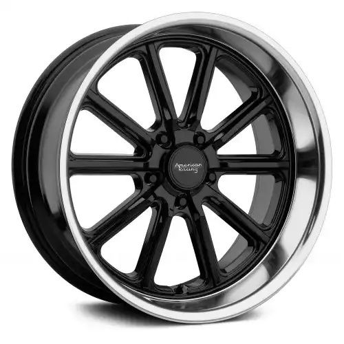 American racing VN507 RODDER GLOSS BLACK W/ DIAMOND CUT LIP 5x114.3 20R 8 72.56 BNK