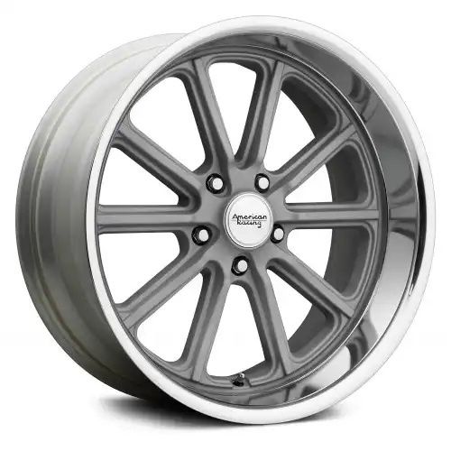 American racing VN507 RODDER VINTAGE SILVER W/ DIAMOND CUT LIP 5x114.3 17R 7 72.56 BNK