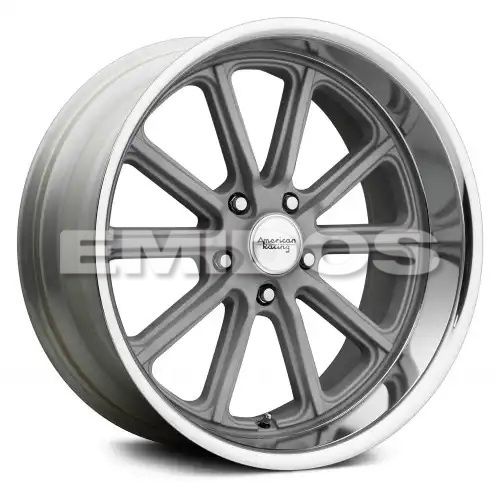 American racing VN507 RODDER VINTAGE SILVER W/ DIAMOND CUT LIP 5x114.3 17R 7 72.56 BNK