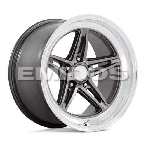American racing VN514 GROOVE ANTHRACITE W/ DIAMOND CUT LIP 5x120.65 18R 7 72.6 BNK