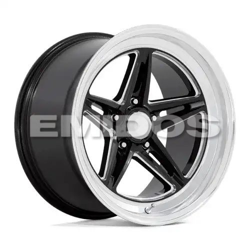 American racing VN514 GROOVE GLOSS BLACK W/ DIAMOND CUT LIP 5x114.3 18R 7 72.6 BNK