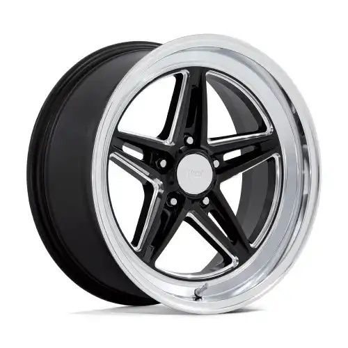 American racing VN514 GROOVE GLOSS BLACK W/ DIAMOND CUT LIP 5x114.3 18R 8 72.56 BNK