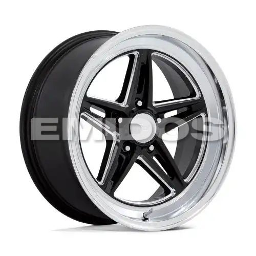 American racing VN514 GROOVE GLOSS BLACK W/ DIAMOND CUT LIP 5x114.3 18R 8 72.56 BNK