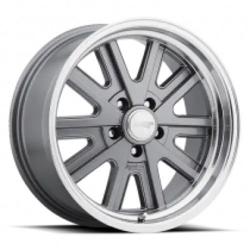 American racing VN527 427 MONO CAST MAG GRAY MACHINED LIP 5x120.65 17R 7 76.5 BNK