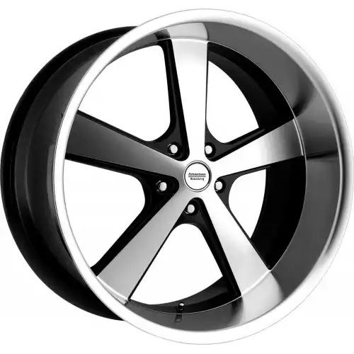 American racing VN701 NOVA GLOSS BLACK MACHINED 5x127 22R 9 78.1 15