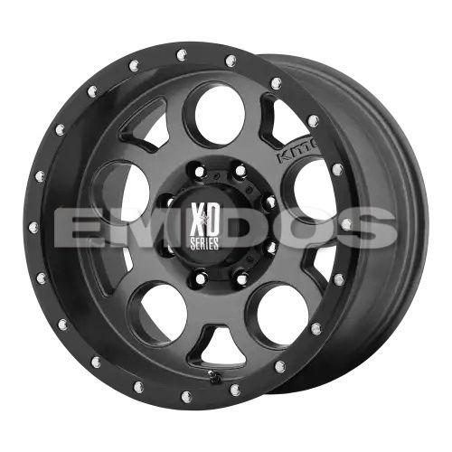 XD Series XD126 ENDURO PRO MATTE GRAY W/ BLACK RING 6x139.7 20R 10 106.1 -24
