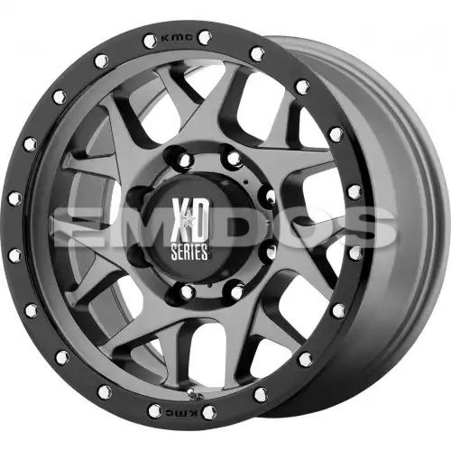 XD Series XD127 BULLY MATTE GRAY W/ BLACK RING 5x150 20R 9 110.1 BNK