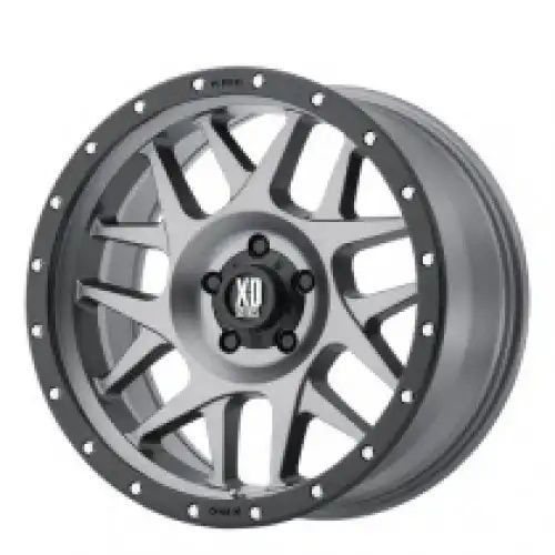 XD Series XD127 BULLY MATTE GRAY W/ BLACK RING 6x139.7 18R 9 106.1 18