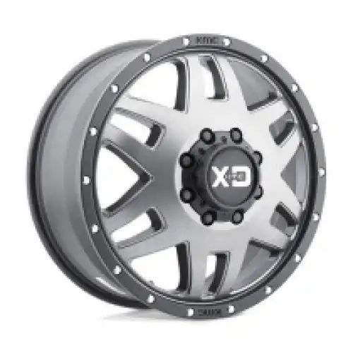 XD Series XD130 MACHETE DUALLY MATTE GRAY W/ BLACK RING 8x165.1 20R 7.5 121.5 -152
