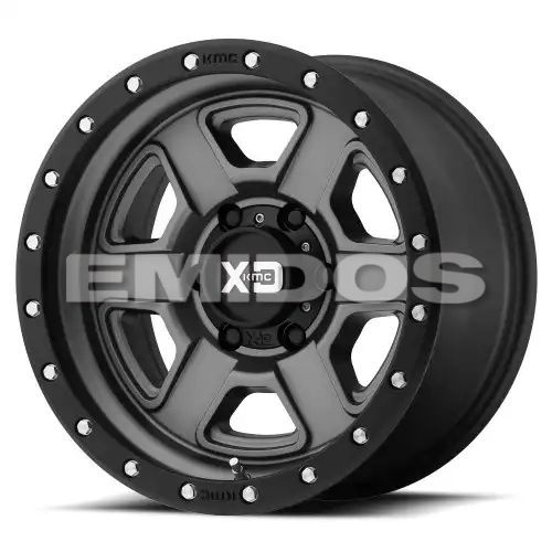 XD Series XD133 FUSION OFF-ROAD SATIN GRAY W/ S-BLK LIP 5x127 18R 9 72.56 BNK