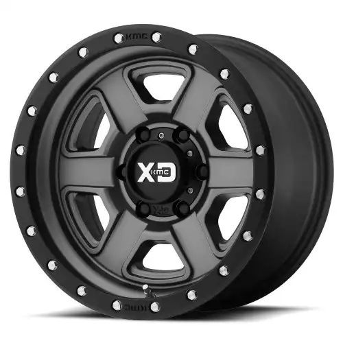 XD Series XD133 FUSION OFF-ROAD SATIN GRAY W/ S-BLK LIP 6x135 18R 9 87.1 BNK