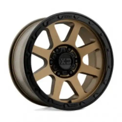 XD Series XD134 ADDICT 2 MATTE BRONZE W/ MATTE BLACK LIP 5x127 17R 9 71.5 18
