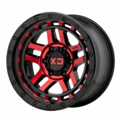 XD Series XD140 RECON GLOSS BLACK MACHINED W/ RED TINT 6x139.7 17R 9 106.1 -12