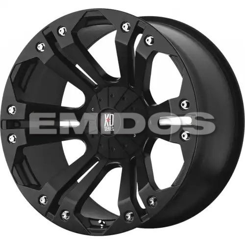 XD Series XD778 MONSTER MATTE BLACK 8x165.1 18R 9 125.1 -12