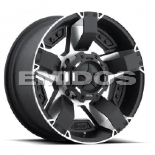 XD Series XD811 ROCKSTAR II MATTE BLACK MACHINED W/ ACCENTS 5x139.7/150 17R 9 110.1 -12