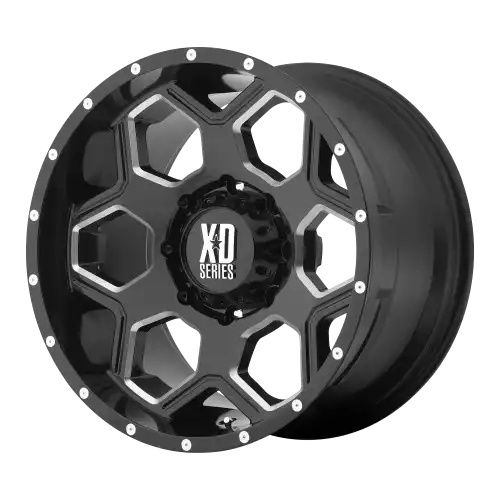 XD Series XD813 BATALLION GLOSS BLACK MILLED 6x135 20R 9 87.1 18