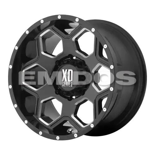 XD Series XD813 BATALLION GLOSS BLACK MILLED 5x127 17R 9 78.1 18