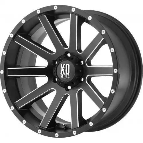 XD Series XD818 HEIST SATIN BLACK MILLED 6x135 20R 9 87.1 30