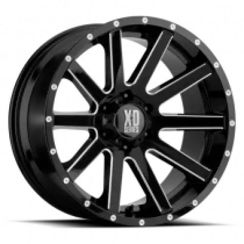 XD Series XD818 HEIST SATIN BLACK MILLED 6x139.7 18R 9 106.1 30