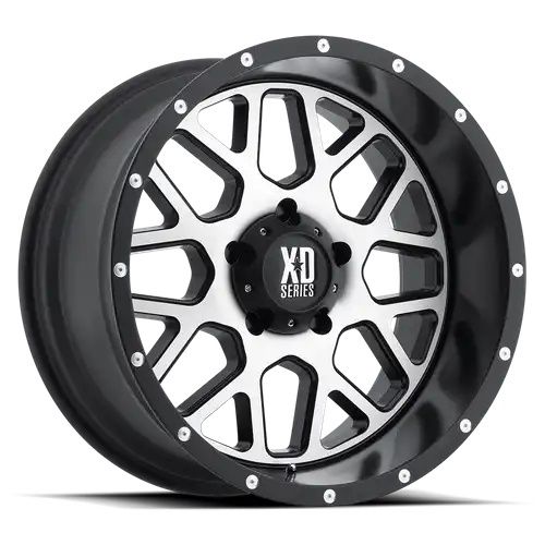 XD Series XD820 GRENADE SATIN BLACK W/ MACHINED FACE 6x135 20R 9 87.1 BNK