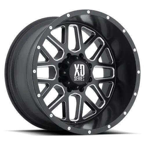 XD Series XD820 GRENADE SATIN BLACK MILLED 8x180 20R 9 124.2 BNK