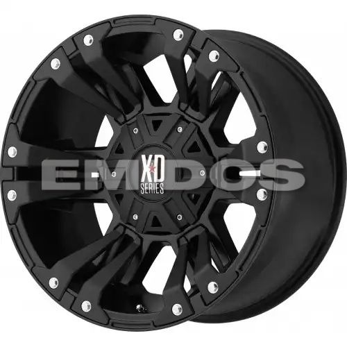 XD Series XD822 MONSTER II MATTE BLACK 8x170 17R 9 130.81 -12