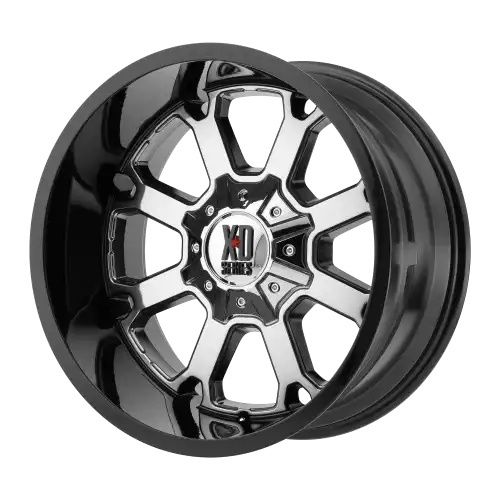 XD Series XD825 BUCK 25 PVD CENTER W/ GLOSS BLACK LIP 8x165.1 20R 10 125.1 -24