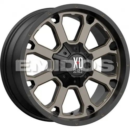 XD Series XD825 BUCK 25 MATTE BLACK W/ DARK TINT 5x139.7/150 20R 10 110.1 -24
