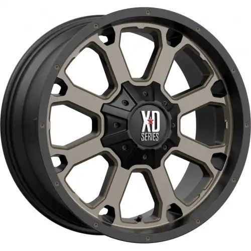 XD Series XD825 BUCK 25 MATTE BLACK W/ DARK TINT 6x135 20R 9 87.1 30